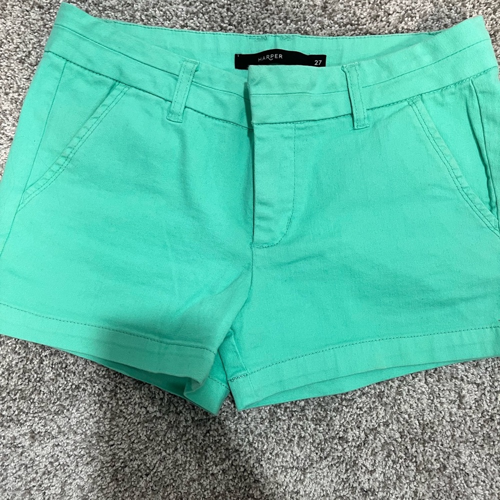 Harper Teal Shorts